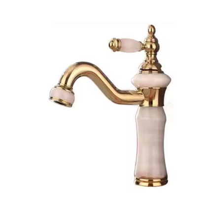European Basin Faucet – Full Brass Hot & Cold Countertop Tap