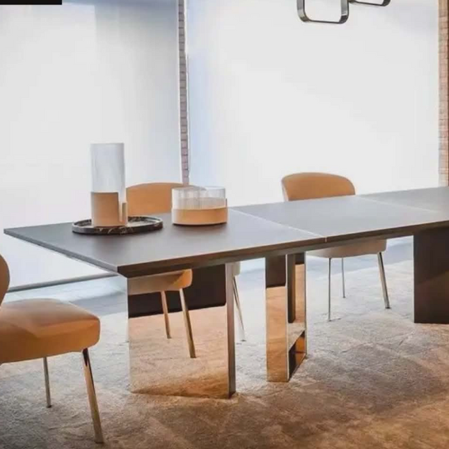 Nordic Luxury Custom-Made Rectangle Dining Table | Minimalist High-End