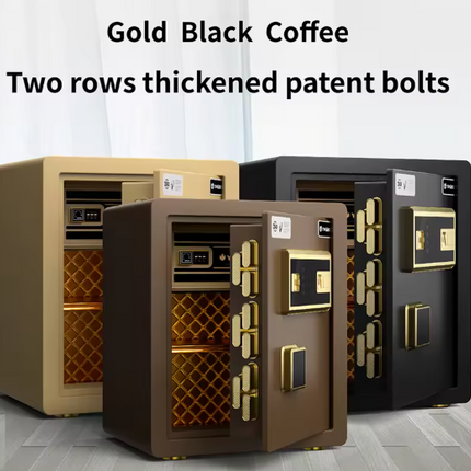 ISO-Certified Smart Digital Safe – Fingerprint Lock Solid Steel Safe Box