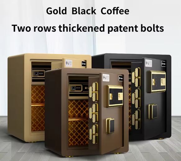 ISO-Certified Smart Digital Safe – Fingerprint Lock Solid Steel Safe Box