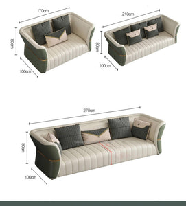 Italian Luxury Living Room Sofa Set 1,1,2,3 Seater Including Coffee table and TV Rack