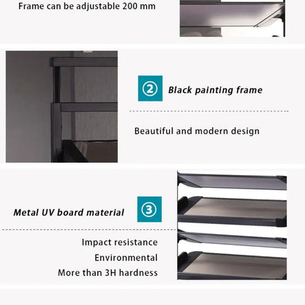 Rotating Shoe Rack Organizer soft Slider  Black 12 layer 360 Degree