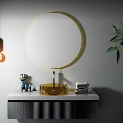 European Style Design Luxury Pure Resin Sanitary Wash Basin