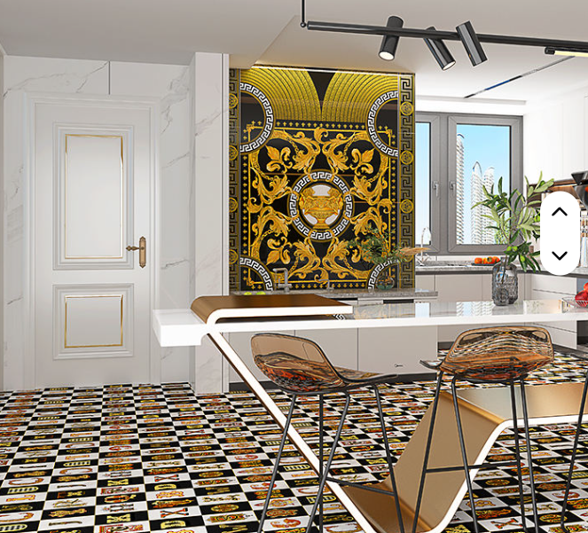 120x240cm Porcelain Small Pattern Wall Ceramic Matte Bathroom Tiles Walls and Floors