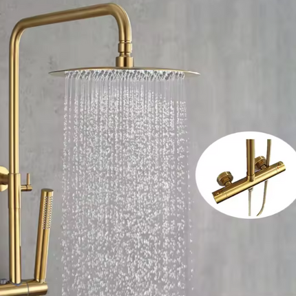 Pommeau de douche à effet pluie, robinet mitigeur à haut débit, grand mitigeur effet pluie.