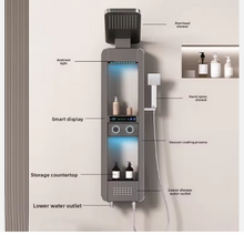 Charger l&#39;image dans la galerie, Smart Home Bathroom Shower Set with Storage Soft Spray Pattern Brushed Finish
