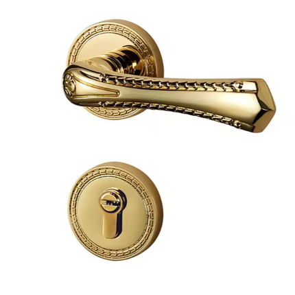 Full Copper French Bedroom Interior Door Lock