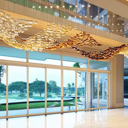 Nordic Style Custom Stainless Steel Luxury LED Chandelier