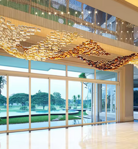 Nordic Style Custom Stainless Steel Luxury LED Chandelier