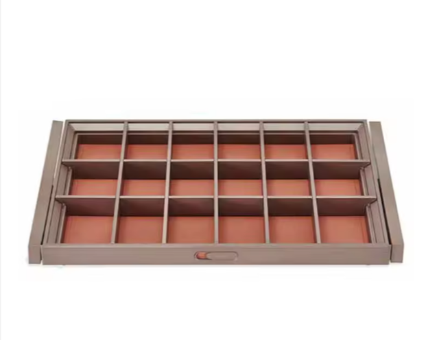 Jewelry Tray Drawer Pull-Out Sliding Organizer Box Basket Storage