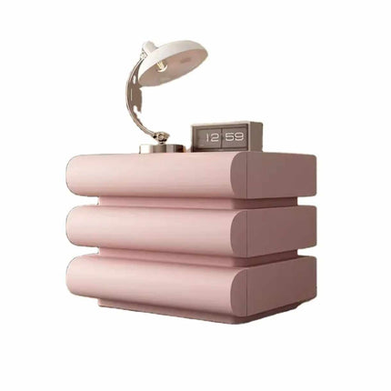 Nordic 3-Drawer Bedside Table – Modern Bedroom Nightstand & Side Cabinet Furniture