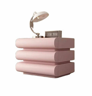 Nordic 3-Drawer Bedside Table – Modern Bedroom Nightstand & Side Cabinet Furniture