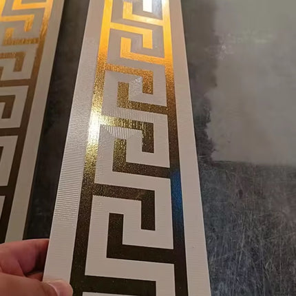 Porcelain Fendi Tiles Beige 3d Border Tile- sold per box