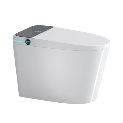 White bidet toilet on a white background