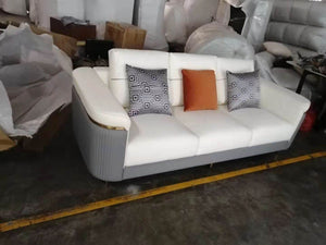 4 Seater Genuine Leather Living Room Sofa