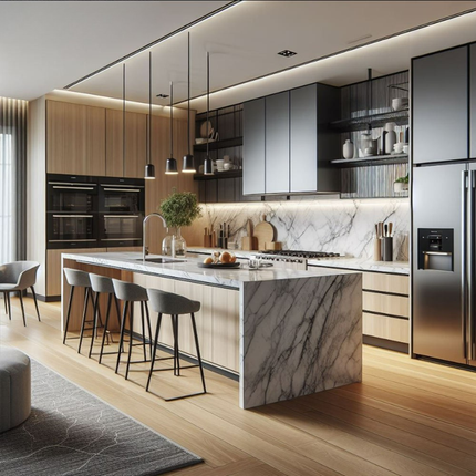 Lacquer or Finish Modern Designs Kitchen Cabinet Ready to Assemble Kitchen Storage Cabinet Shelf with Door Complete Sets