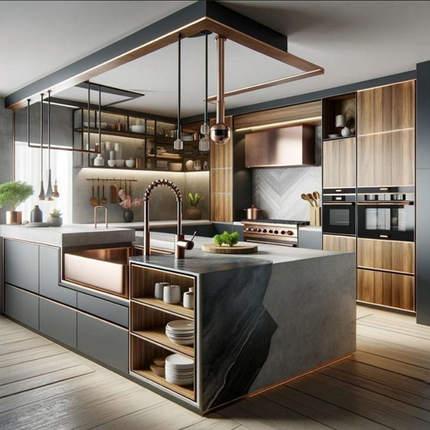 Lacquer or Finish Modern Designs Kitchen Cabinet Ready to Assemble Kitchen Storage Cabinet Shelf with Door Complete Sets