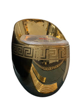 Load image into Gallery viewer, Electroplated Pure Gold Versace Egg Type Toilet Single Flush Lever

