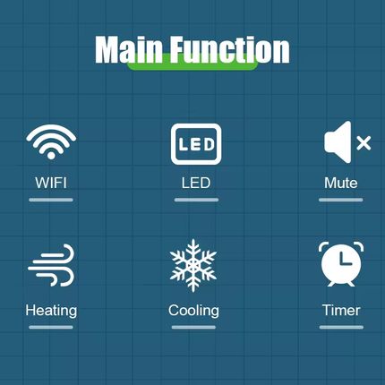 Puremind Famous Brand Supplier R410A 12kW 2.5 hp Split Air Conditioner Cooling Heating