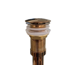 Stainless Steel Glossy Bronze Pop up Bathroom Drainer for Wash Basin Sink