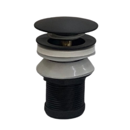 Ceramic Matte Black Pop Up Bathroom Drainer for Wash Basin Sink