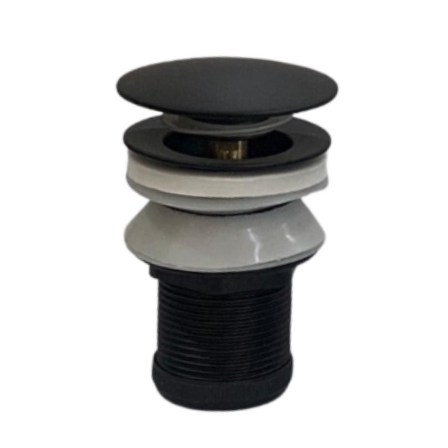 Ceramic Matte Black Pop Up Bathroom Drainer for Wash Basin Sink