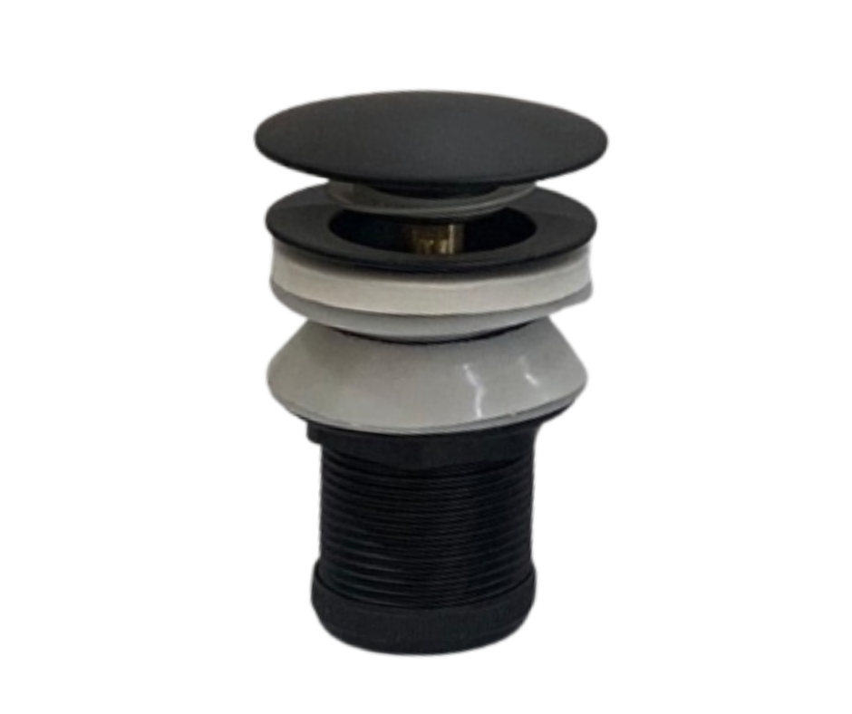 Ceramic Matte Black Pop Up Bathroom Drainer for Wash Basin Sink