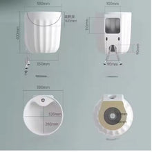 Load image into Gallery viewer, White Bathroom Sink Ceramic Hanging Wash Hand Basin
