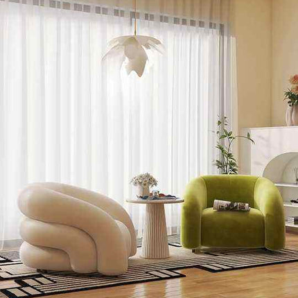 Modern living room with a white sofa, green armchair, and a small table with a plant.

velvet bean bag sofa
modern bean bag chair
lazy lounge chair
single seat bean bag sofa
velvet lounge accent chair
modern living room bean bag
comfortable bean bag sofa chair
modern accent lounge chair
indoor bean bag furniture