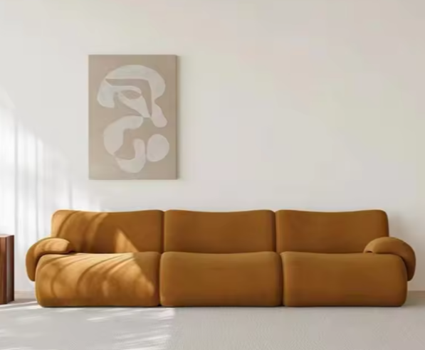 Minimalist Sectional Corner Sofa Set – Modern Living Room Couch with Sponge Filling