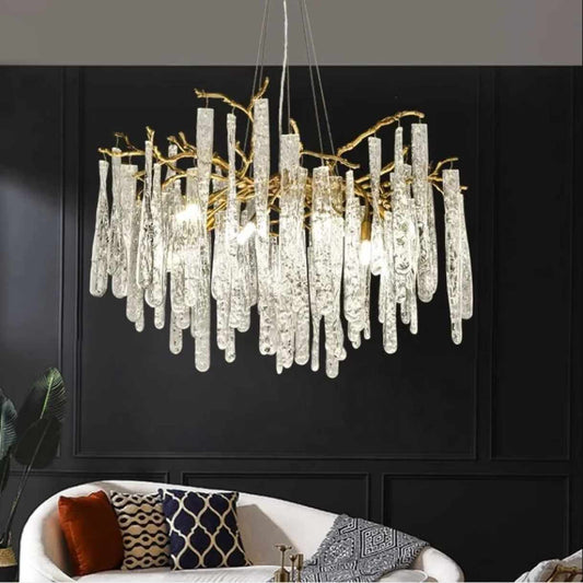 Modern pendant chandelier for stairs

Luxury hanging chandelier light

Statement chandelier for staircase

Grand foyer staircase chandelier

Elegant staircase chandelier