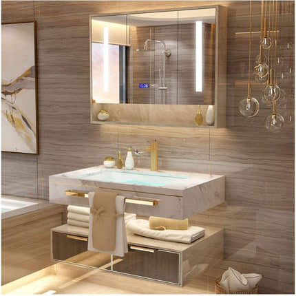 Modern bathroom with wooden walls, a sink, and decorative elements.

floating bathroom vanity cabinet
led mirror bathroom vanity
luxury european bathroom vanity
ceramic basin vanity cabinet
modern bathroom vanity set
wall mounted bathroom cabinet
apartment bathroom vanity
luxury bathroom furniture