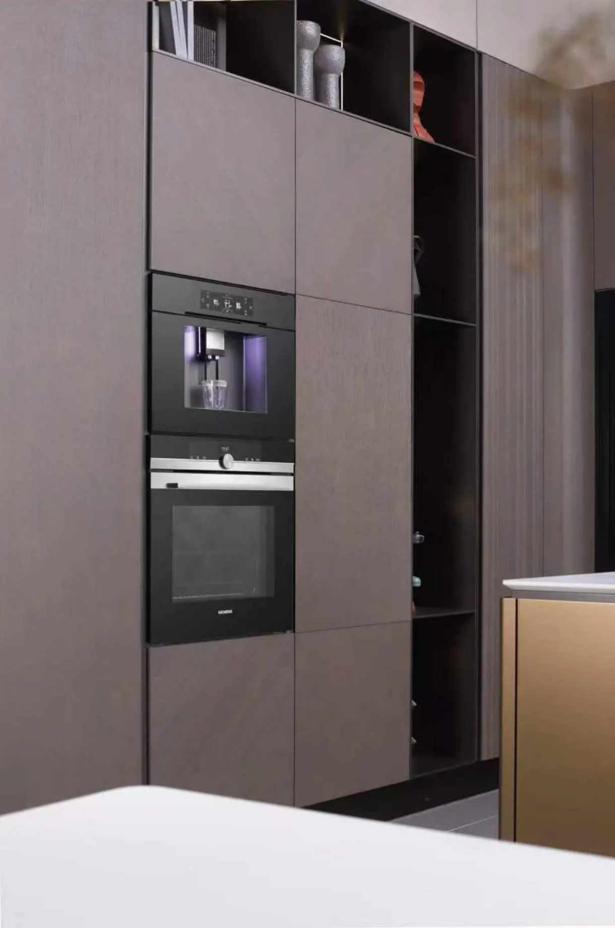 Built-in Automatic Espresso Coffee Machine for Kitchen Cabinet Accessories