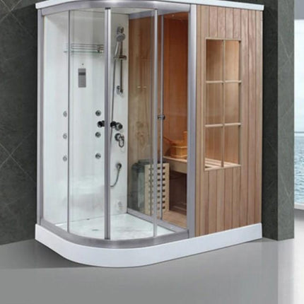 Sauna infrarouge 2 personnes en bois de pruche, sauna à vapeur sèche (PRÉCOMMANDE) 