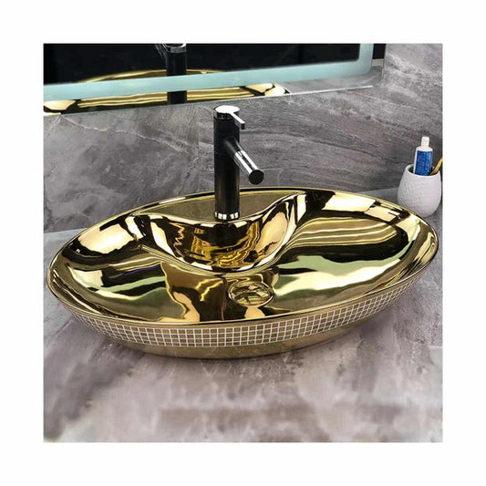 Luxury Porcelain Art Basin Bathroom Wash Sink