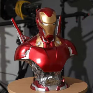 Iron Man Resin Bust Sculpture Avengers Inspired Home Décor