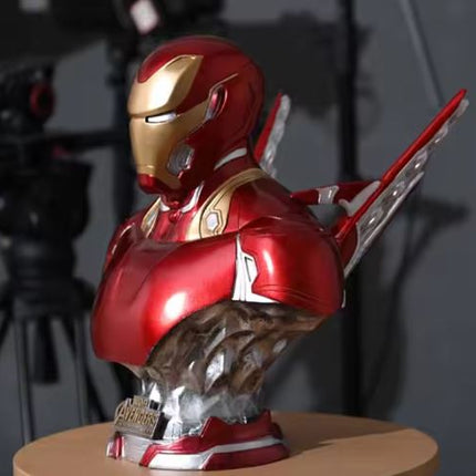 Iron Man Resin Bust Sculpture Avengers Inspired Home Décor