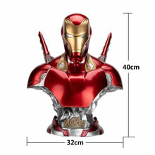 Charger l&#39;image dans la galerie, Iron Man Resin Bust Sculpture Avengers Inspired Home Décor
