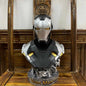 Black and Gold Iron Man Resin Statue  Marvel Superhero Collectible Home Decor