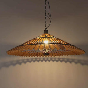 Handmade Rattan Chandelier Natural Bamboo Pendant Lighting