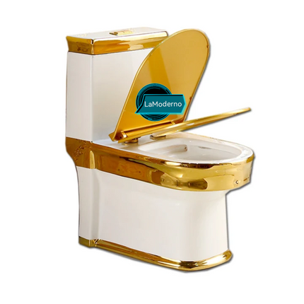 gold white toilet bowl
electroplated porcelain toilet
luxury bathroom toilet wc
dual flush toilet bowl
modern luxury toilet
gold bathroom toilet
designer sanitary ware toilet
premium porcelain toilet bowl