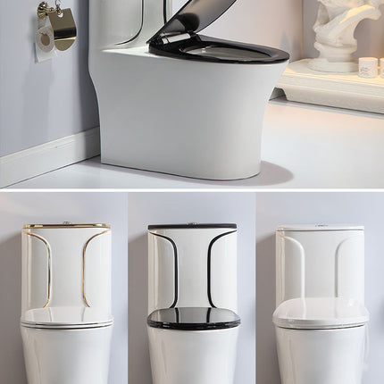 White toilet with black seat in a bathroom setting

white gold lining toilet bowl
modern ceramic one piece toilet
dual flush wc toilet
luxury bathroom toilet
designer bathroom toilet
white gold bathroom toilet
premium porcelain toilet bowl
modern sanitary ware toilet