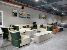 Load image into Gallery viewer, Italian Luxury Living Room Sofa Set 1,1,2,3 Seater Including Coffee table and TV Rack

