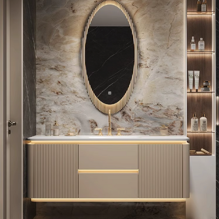Modern bathroom vanity with marble wall and shelves.

led mirror bathroom vanity
floating bathroom vanity cabinet
luxury european bathroom vanity
modern bathroom vanity set
wall mounted bathroom cabinet
led mirror vanity cabinet
apartment bathroom vanity
luxury bathroom furniture