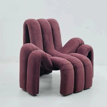 Maroon lounge chair with a modern design on a white background

nordic velvet lounge chair
modern single sofa chair
velvet armchair for living room
cafe lounge chair
modern armchair sofa
velvet relaxing chair
scandinavian style armchair
hotel lounge chair
modern velvet accent chair