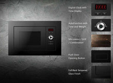 Load image into Gallery viewer, Built-In Black Microwave Oven Modern Compact Kitchen Appliance
