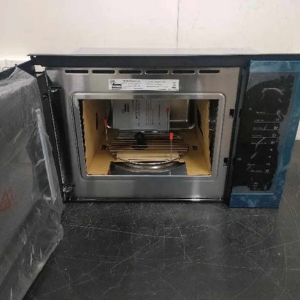 Built-In Black Microwave Oven Modern Compact Kitchen Appliance