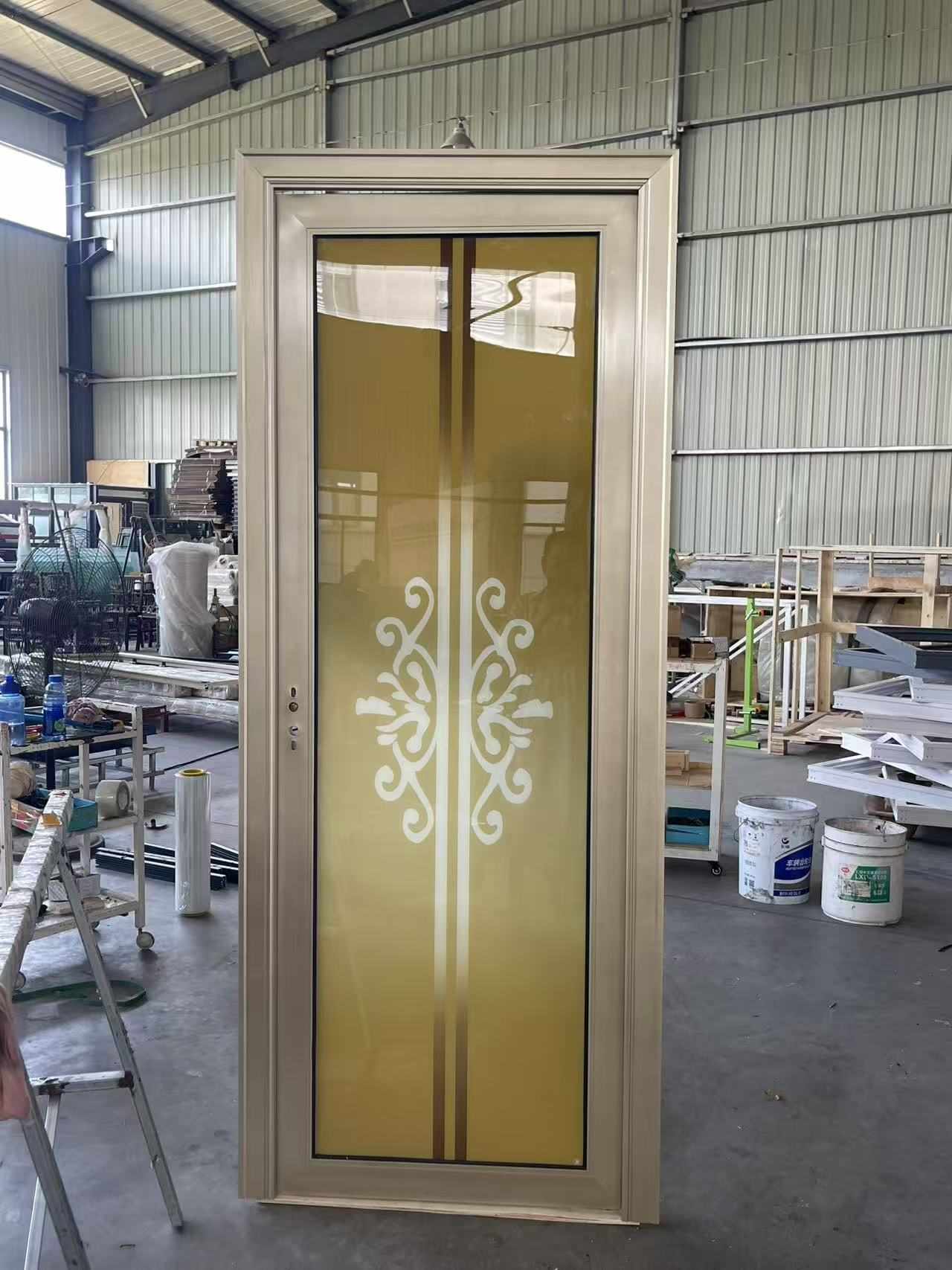 Double Tempered Glass Frosted Doors 80x210cm High Quality Glass Door Bathroom Door Glass Shower
