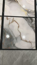 Load and play video in Gallery viewer, Marble Design Porcelain Tiles 60x60cm Microcrystalline Electroplated 3D Tiles
