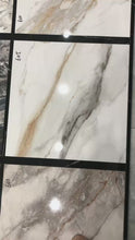 Load and play video in Gallery viewer, Marble Design Porcelain Tiles 60x60cm Microcrystalline Electroplated 3D Tiles
